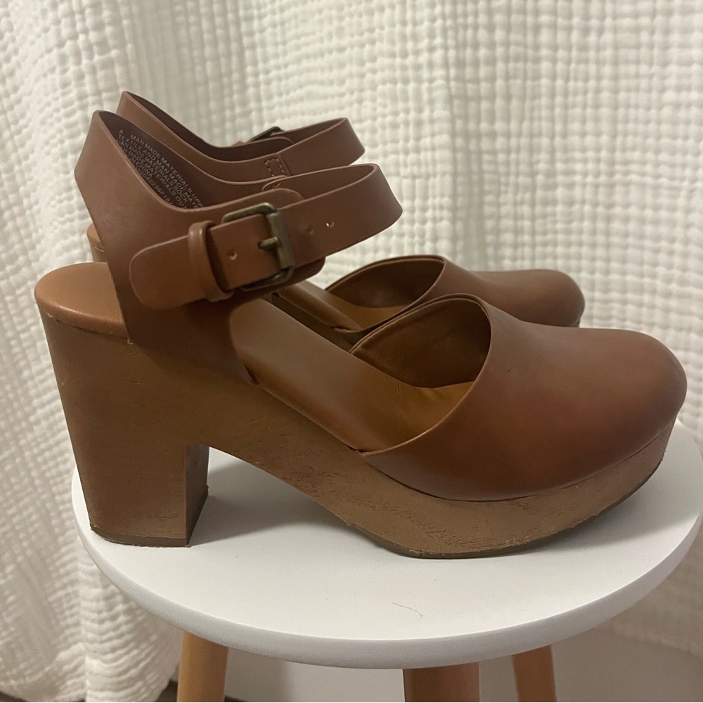 A NEW DAY Faux Leather Platform Heels